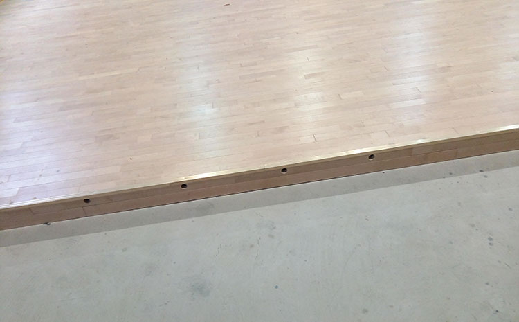 橡膠木舞臺運動木地板廠家報價表