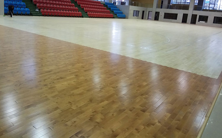 楓樺木體育館木地板雙層龍骨結(jié)構(gòu)