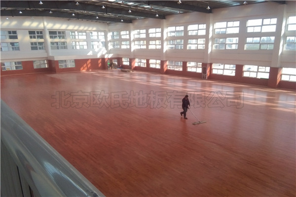 江蘇溧陽市體育館木地板案例
