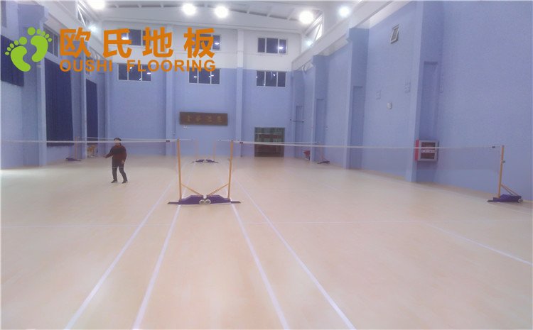 北京平谷區(qū)金通源休閑健身中心木地板案例