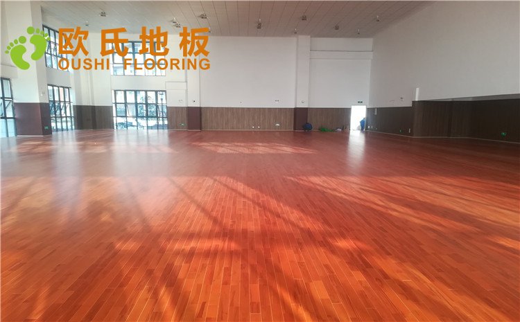 安徽懷寧室內籃球館木地板圖片