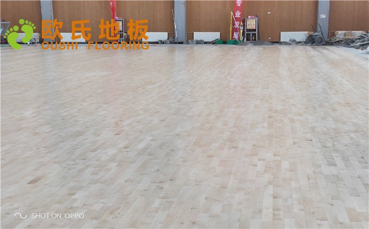 西寧市世紀職業(yè)技術(shù)學校籃球訓練館木地板圖片