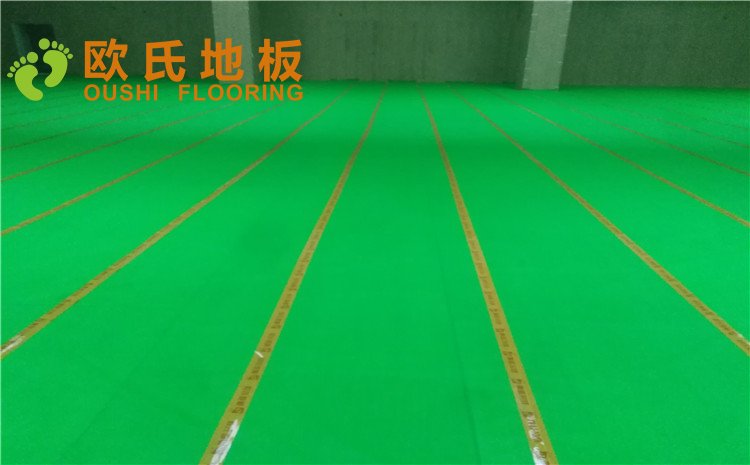 青島市黃島區(qū)濱海街道中心小學(xué)體育館木地板圖片