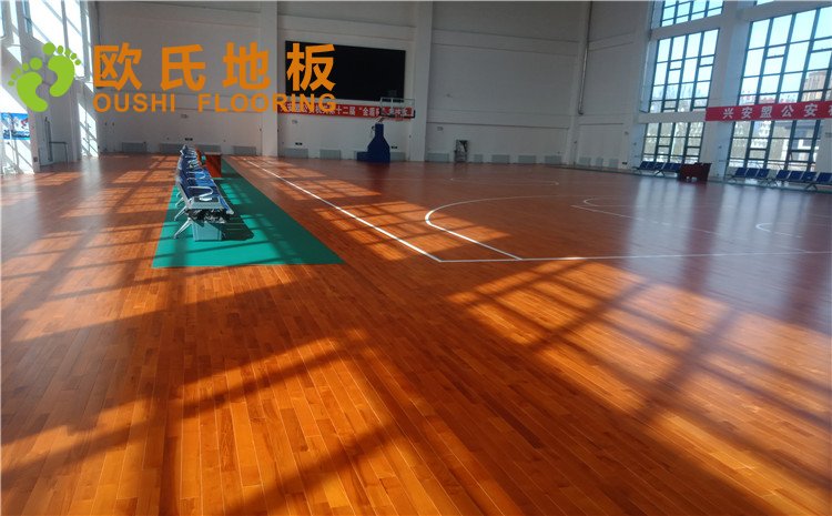 烏蘭浩特市興安盟公安局籃球館木地板圖片