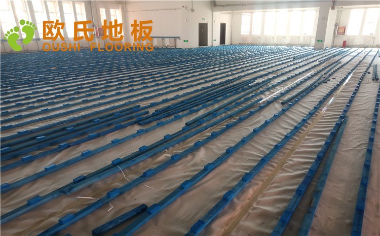 烏魯木齊烏蘇市南區(qū)第二中學體育館木地板項目